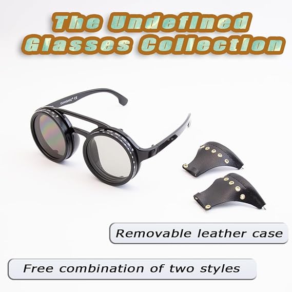 Adjustable Dimming Polarized Sunglasses Retro Round for Driving Fishing
